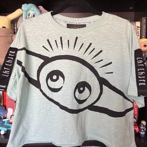 Star Wars Baby Yoda Grogu boxy crop top